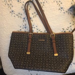 Studded Calvin Klein purse